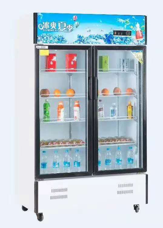 曲靖饮料柜保鲜冷藏展示单门双门商用超市冰箱立式冷柜小型冰柜大容量